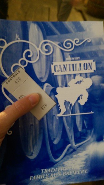 Ingresso Cantillon - Receita de Viagem