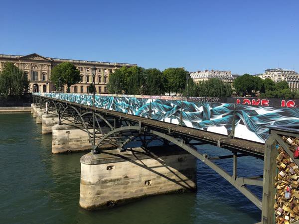 Pont des Arts sem os cadeados - Receita de Viagem