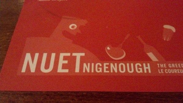 Nuet Niegenough - Receita de Viagem