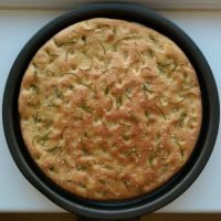 Focaccia ao alecrim 1 – Receita de Viagem