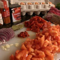 Ingredientes Piperade – Receita de Viagem