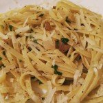 Receitas de Massas: Linguine com Lardo di Colonnata
