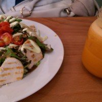 Salada e suco – Receita de Viagem