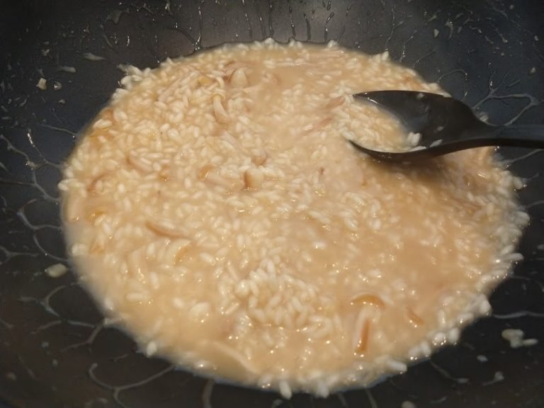 Receita de Risotto de Shimeji e Rúcula Receita de Viagem